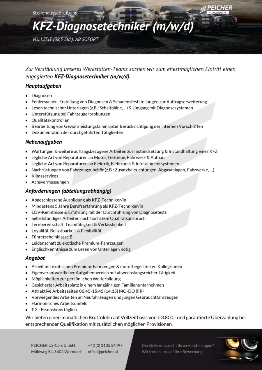 KFZ-Diagnosetechniker