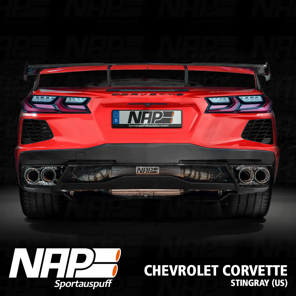 NAP Klappenauspuff Corvette C8 Stingray (US & EU)