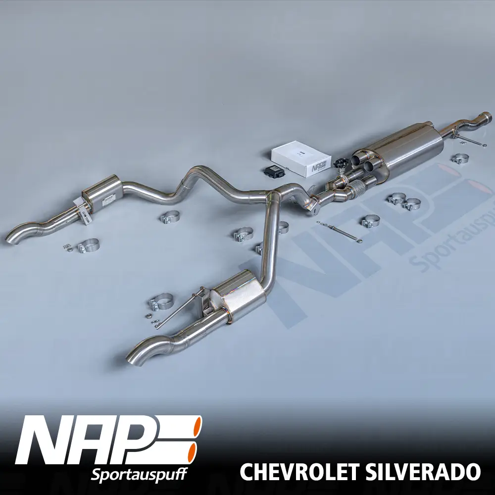 NAP Klappenauspuff Chevrolet Silverado 1500 (Gen. 4) / GMC Sierra 1500 (Gen. 5)