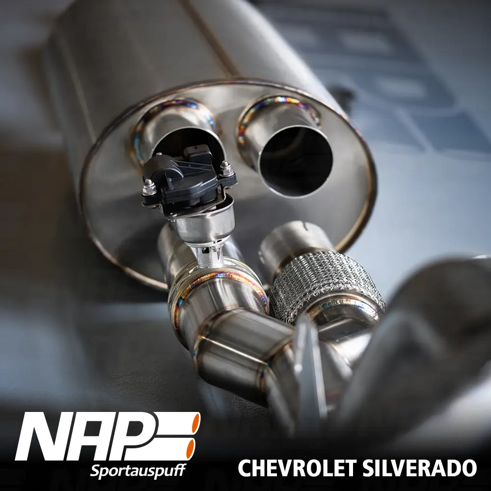 NAP Klappenauspuff Chevrolet Silverado 1500 (Gen. 4) / GMC Sierra 1500 (Gen. 5)