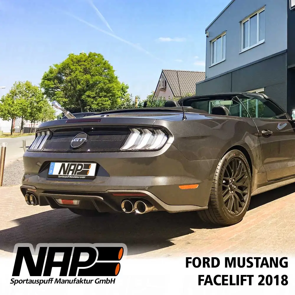NAP Klappenauspuff Ford Mustang 5,0 L V8 (Gen. 6)