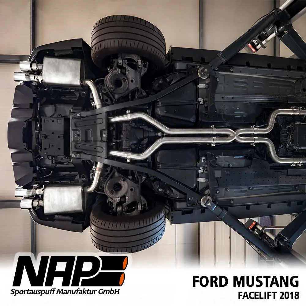 NAP Klappenauspuff Ford Mustang 5,0 L V8 (Gen. 6)