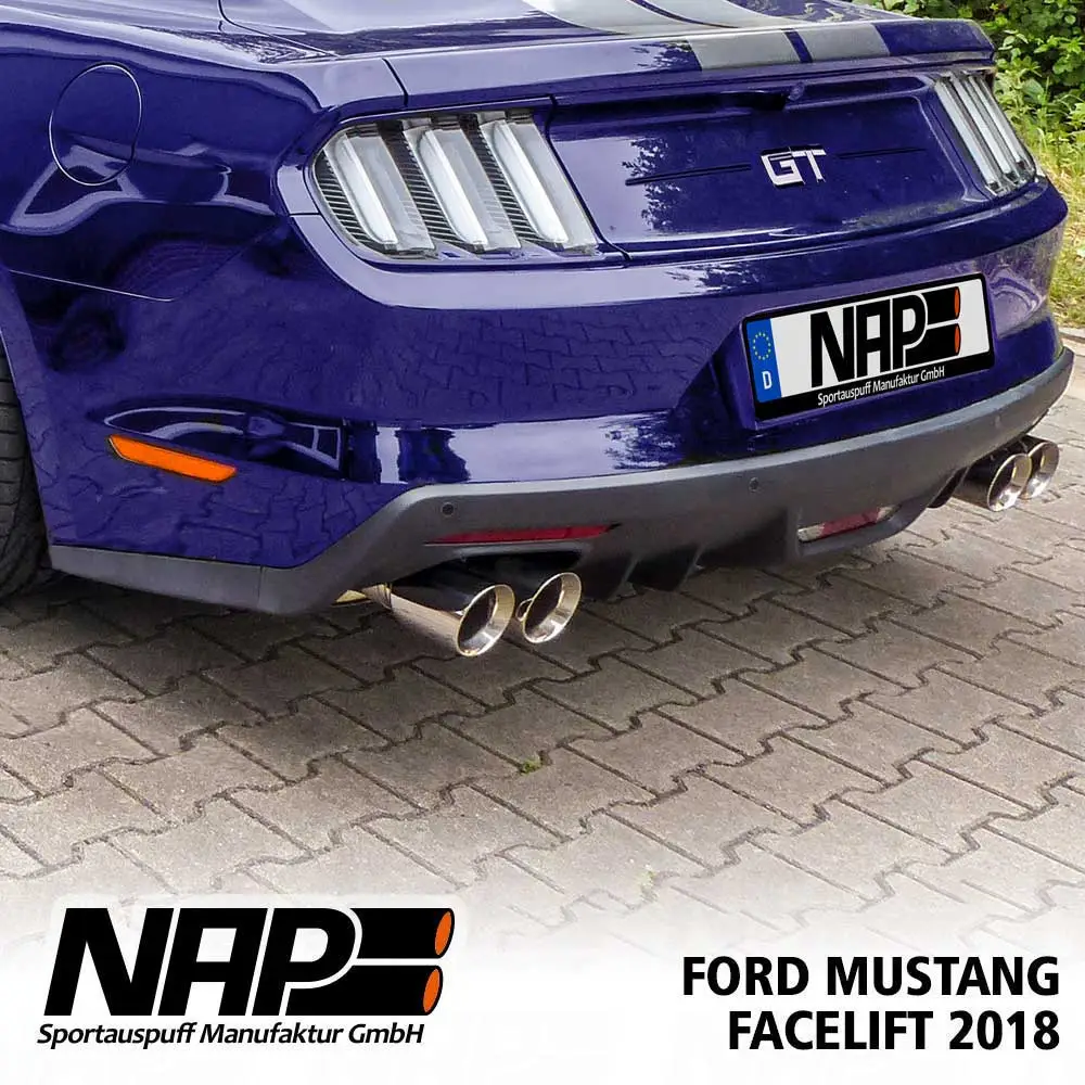 NAP Klappenauspuff Ford Mustang 5,0 L V8 (Gen. 6)